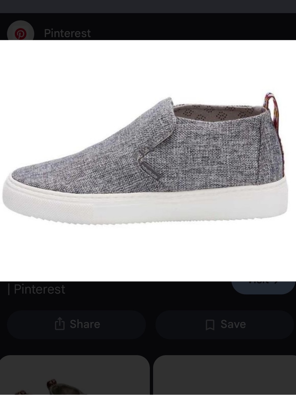 NWOT Hey Dude Peyton Slip On Linen Shoes - Size 10